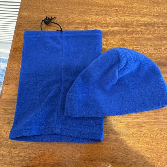 5.11 Tactical Hat Beanie Neck Gaiter Set Mens Blue Fleece Winter Warm Outdoor - Picture 3 of 8
